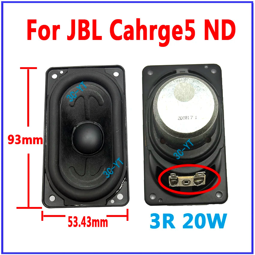 1Pcs 3ohm 20/30w Speakers Horn Tweeter Midrange Speaker for Charge5 ND
