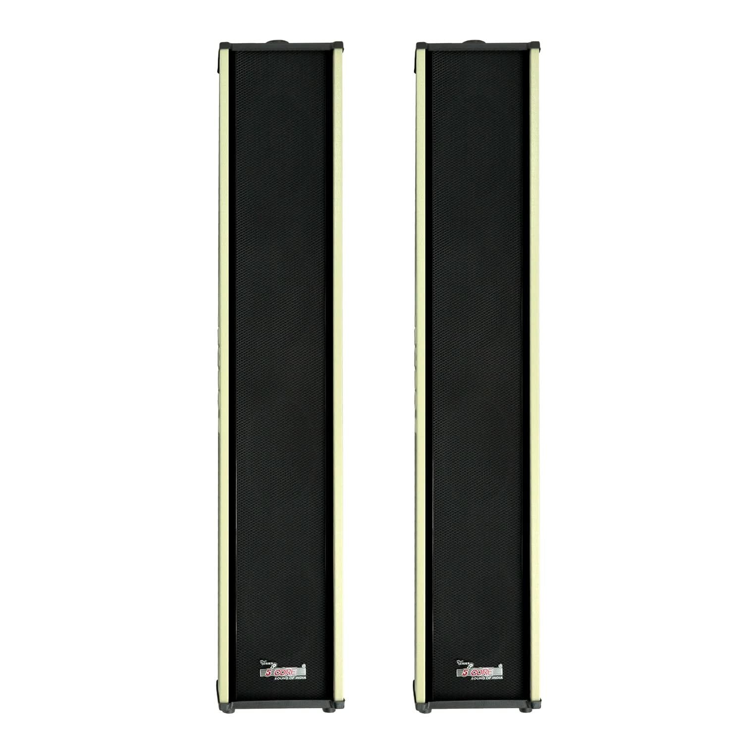 5Core Outdoor Speakers Stereo in Wall 300W Peak Passive Home Audio