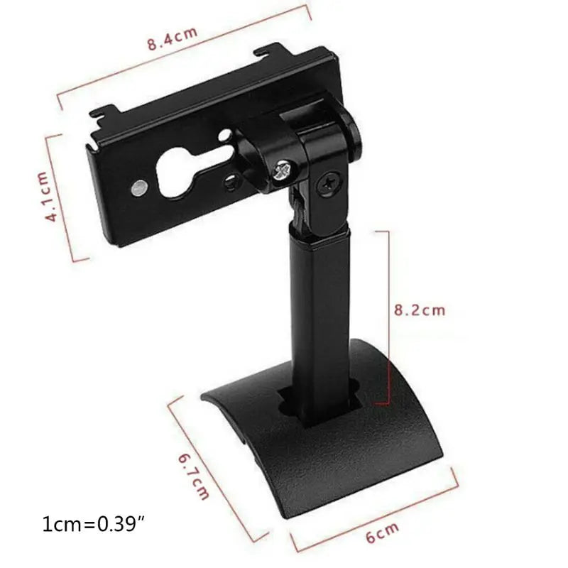 Metal Speaker Stand Holder Wall Ceiling Mount Bracket for UB-20 Surround Sound Speaker Accessories White Black