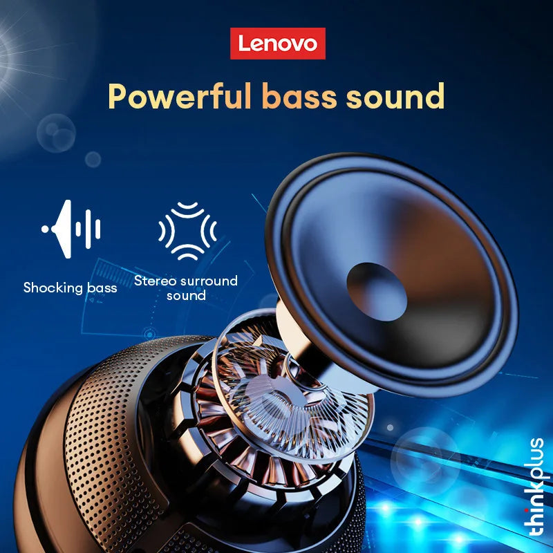 Choice Original Lenovo TS5 Bluetooth V5.3 Speaker Outdoor Long Endurance Loudspeaker Subwoofer Portable Stereo  Sound Player