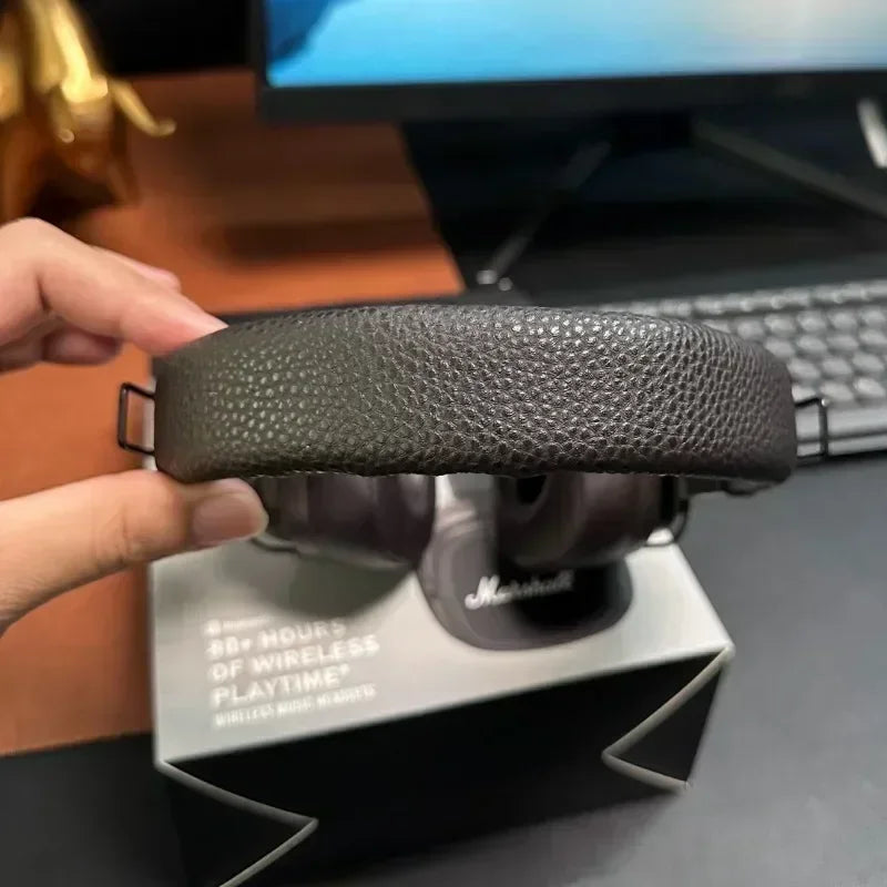 New MAJOR IV Wireless Bluetooth Headphones Heavy Bass Foldable Earphones for Music Gaming With Microphone Headset