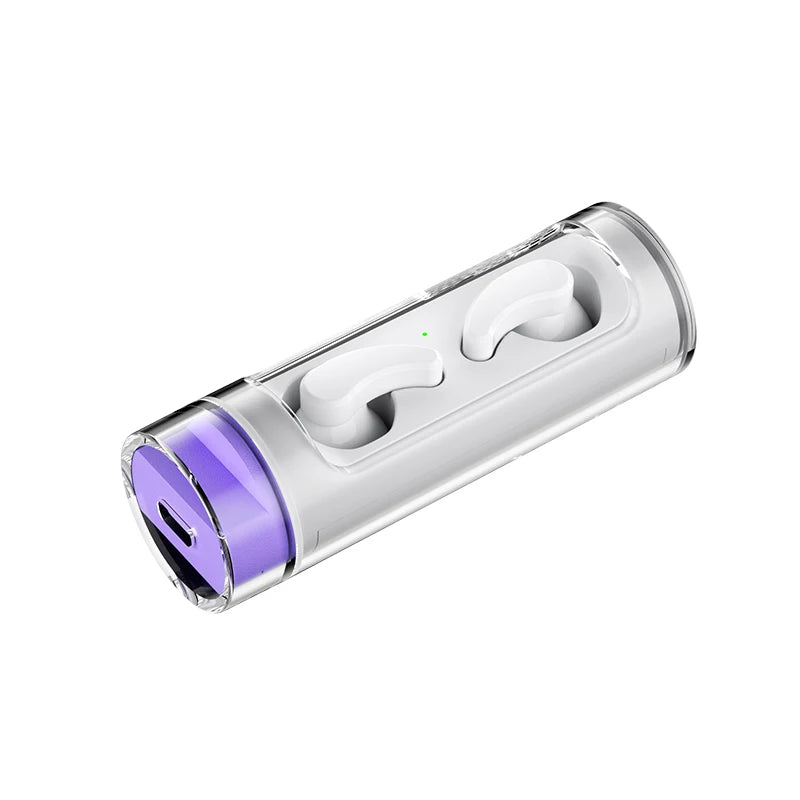 2023 Hot Sale Fashion Transparent Wireless Headset Bt Headphones HIFI  230mah Large Battery Sports Earbuds TWS Earphone