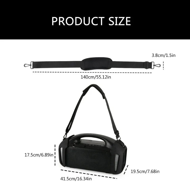 Portable Speakers Carrying Straps Case Protective Travel Cover Shoulder Straps for Tribit StormBox Blast Speakers Music Devices