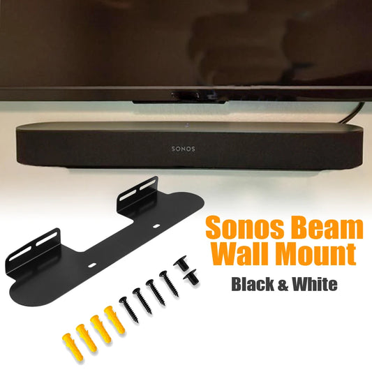 Wall Mount for Sonos Beam Soundbar Brackets Compatible With Sonos Beam Gen1 & Gen2 Sound Bar Mounts Mounting Bracket