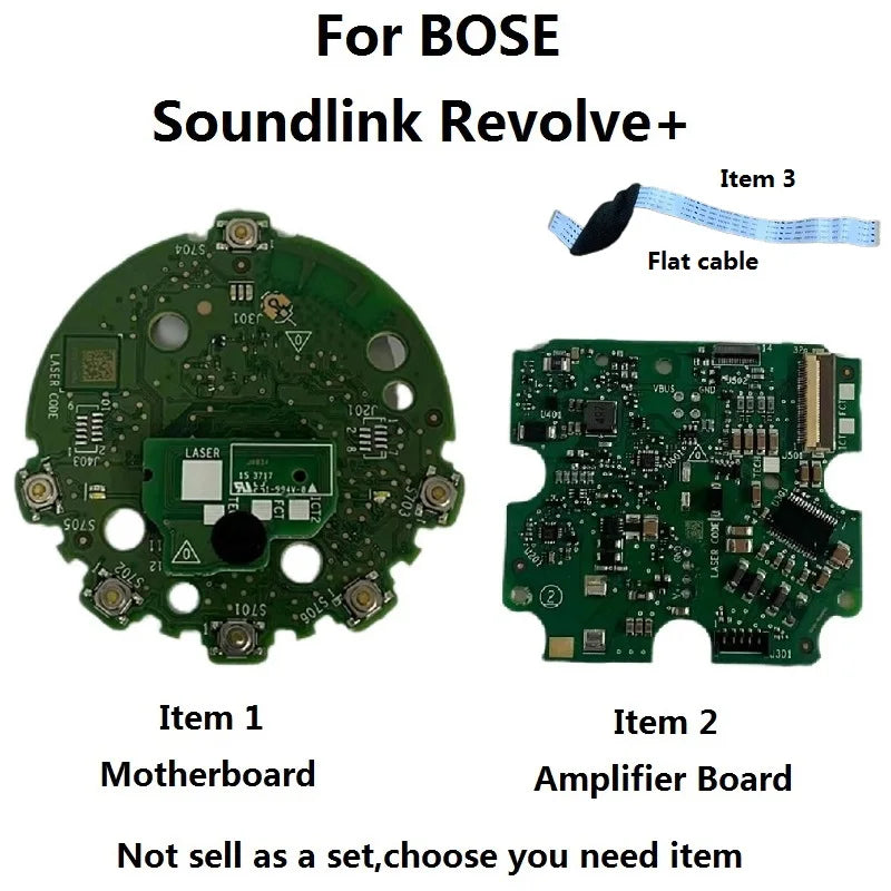 Original PCB Parts for Bose Soundlink Revolve+ Bluetooth Speaker Replacement Motherboard Amplifier Power Board Repair Spare Part