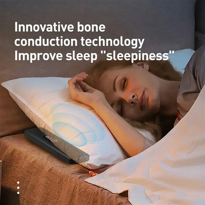 Pillow Bone Conduction Sound Box Rechargeable Wireless Stereo Soundbar White Bluetooth Speaker Under Noise Improve Sleep Pocket