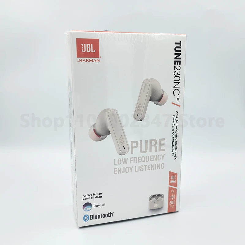 Original JBL Tune 230NC TWS Wireless Bluetooth Headphones T230NC Sports Game Music Headset Subwoofer Earphone HK Edition