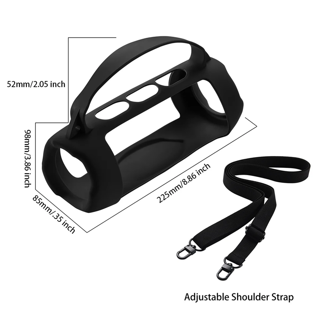 Silicone Cover Case Shockproof for JBL Charge 5 Wireless Wi-Fi Bluetooth Speaker Storage Protective Case Shell