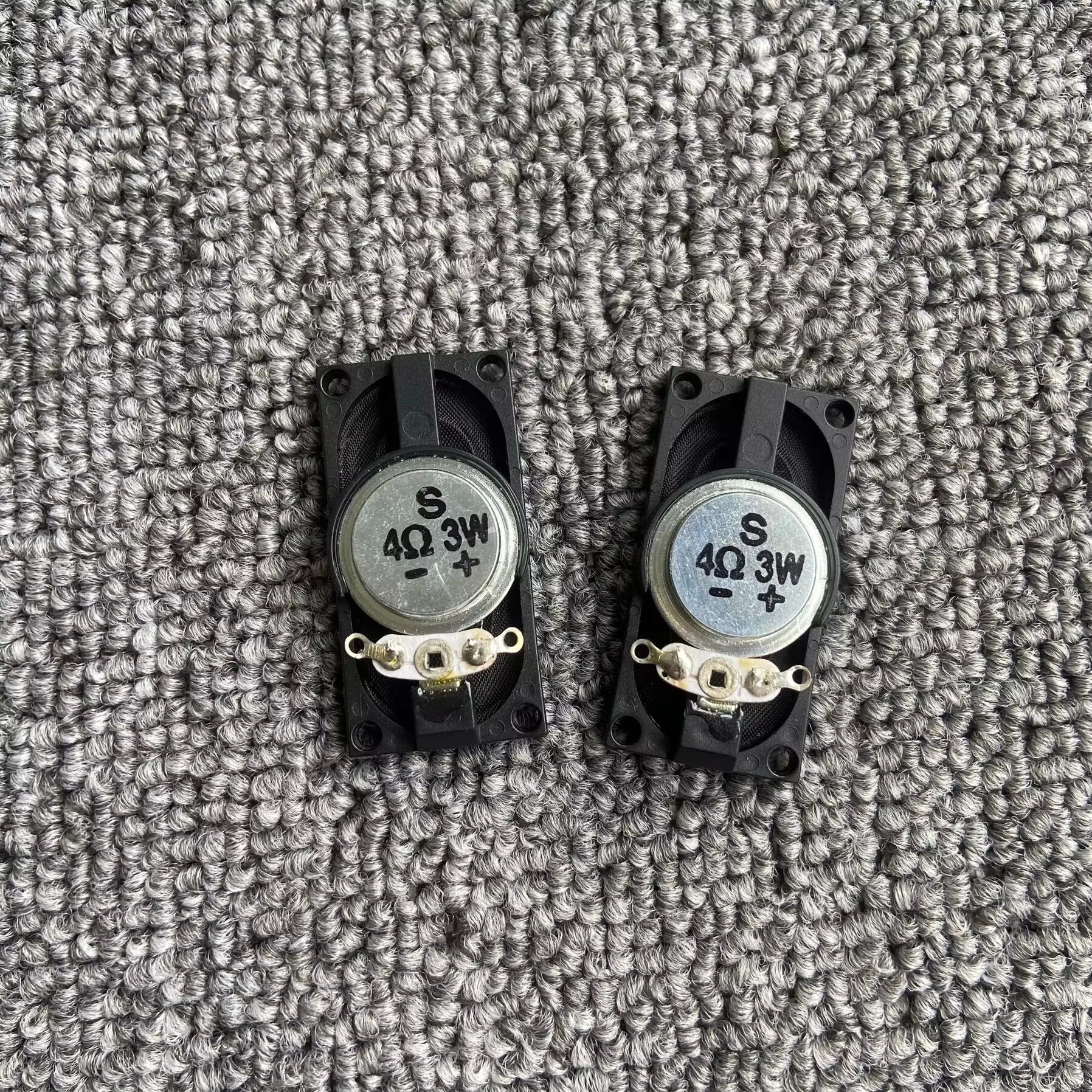 2PCS GHXAMP 2040 Speaker Horn 4ohm 3W Rectangular Inner Magnetic Laptop Doorbell Intercom Speaker 20*40mm