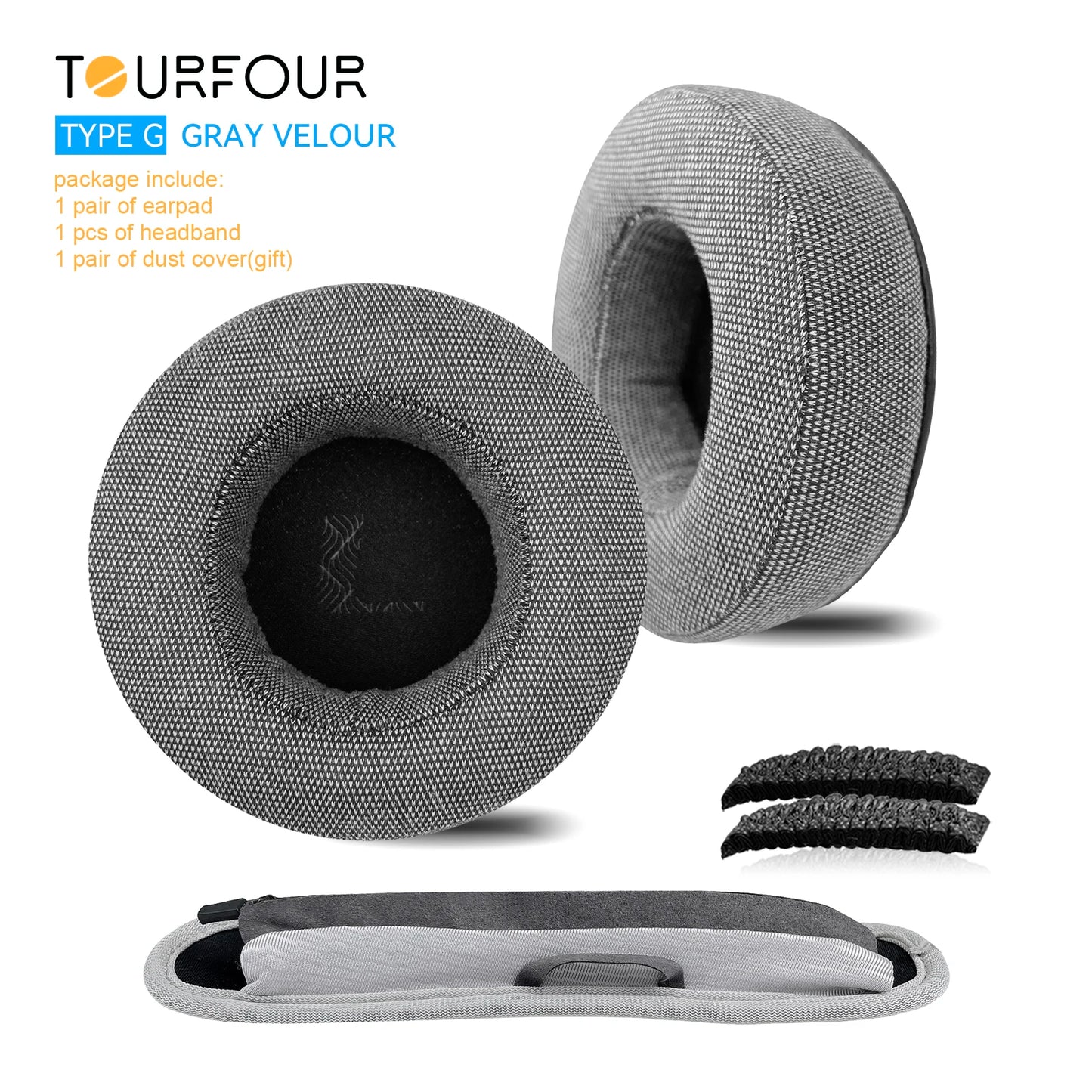 TOURFOUR Replacement Earpads for BANG & OLUFSEN BeoPlay H6,H4 Headphones Ear Cushion Headband