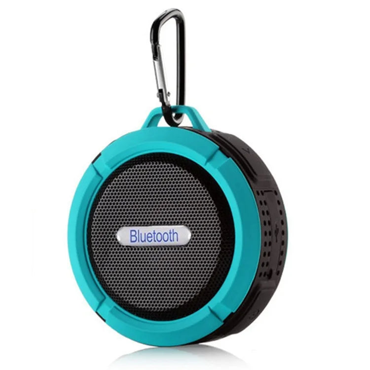 Bluetooth Speaker Wireless Waterproof Suction Cup Outdoor Sports Sound Box Mini Subwoofer for Shower Car Smart Phone MIC TF C6