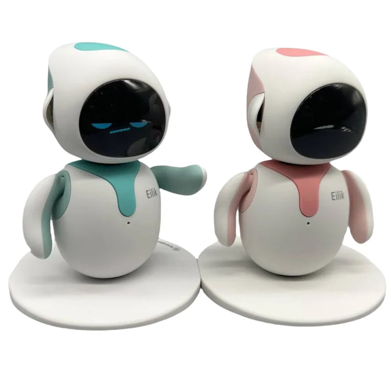 Duo Pack Eilik Smart Robot AI Artificial Intelligence Robots Accompany Lovely Children and Adults Desktop Ai Pets 2pcs/Set