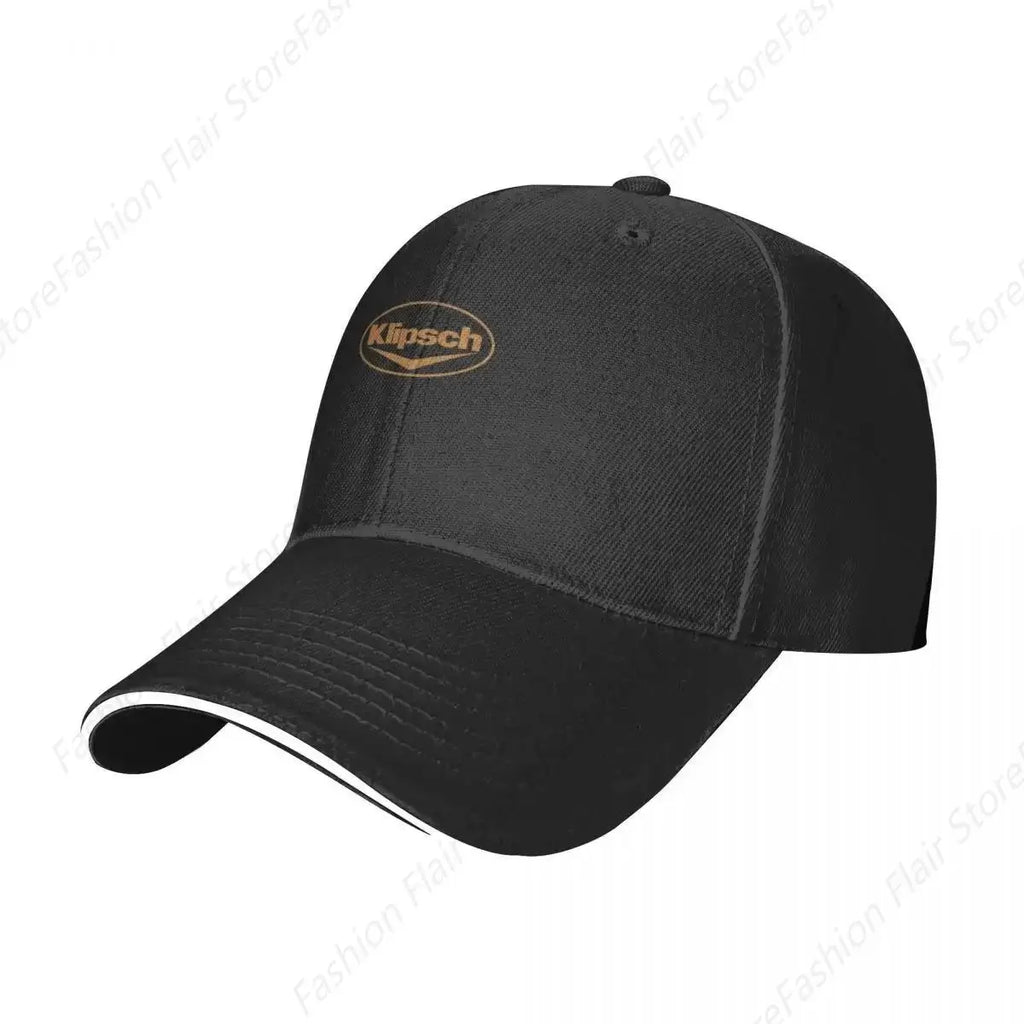 Klipsch LogoCap Baseball Cap Designer Hat Big Size Hat Tea  Mens Hats Women's