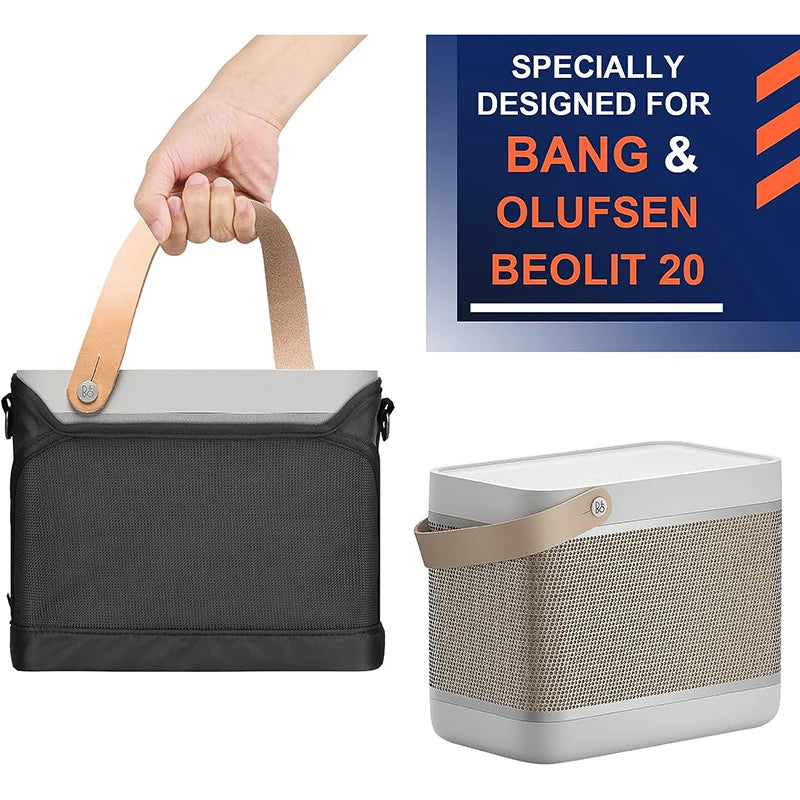 ZOPRORE Travel Carrying Case Cover for Bang & Olufsen Beolit 20 Wireless Bluetooth Speaker Bag for B&O Beolit 20 Storage Case