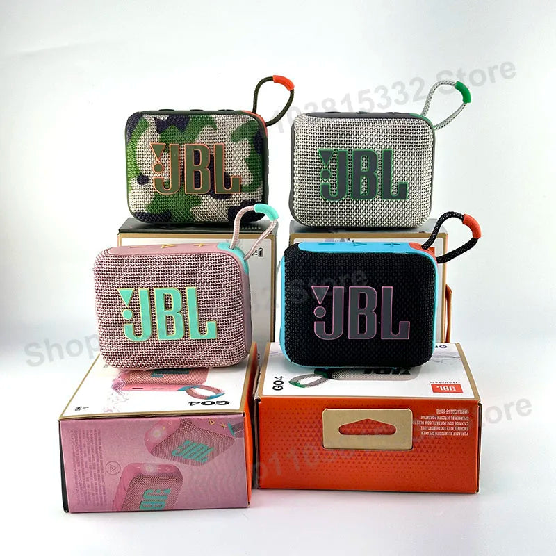Original JBL GO 4 Wireless Bluetooth Speaker Portable Waterproof Speaker Outdoor Speakers Bass Party Speaker JBL GO4 HK Version