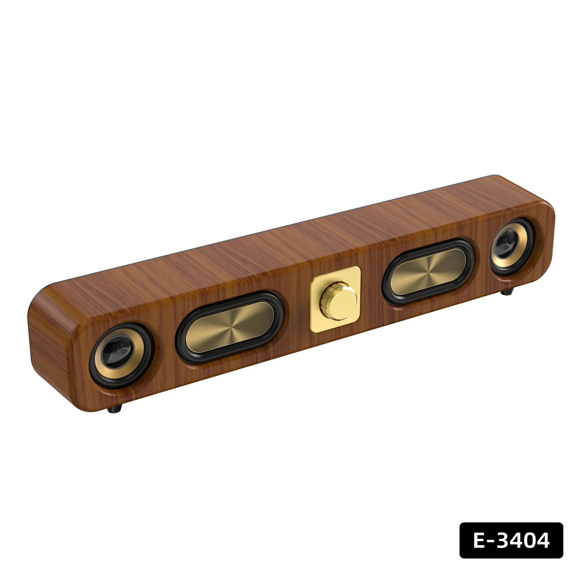 Luxurious Sound Experience 2024 New Stylish Retro Home Wireless Bluetooth Speakers Portable Double Horns Stereo Bar Sound Box