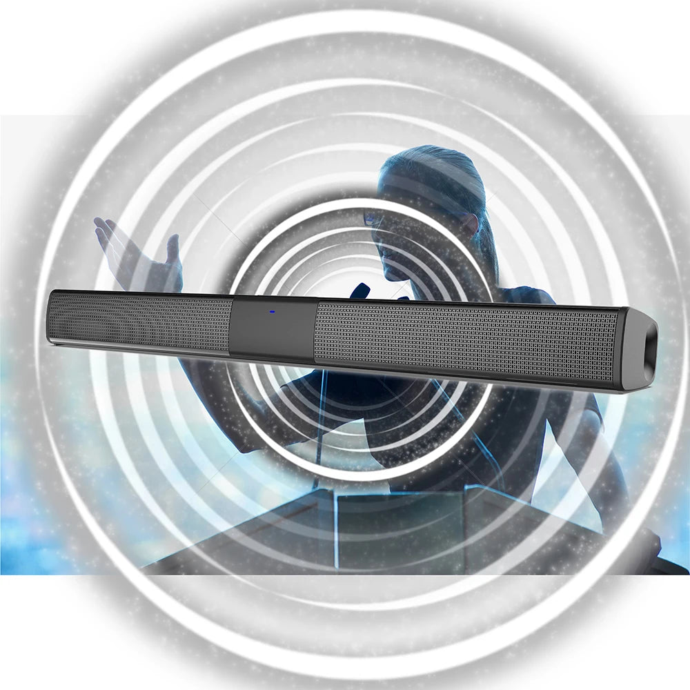 20W Wireless Bluetooth Soundbar Stereo Speakers Home Theater Audio TV Sound Bar Surround Sound Column Dual Subwoofer BS28E