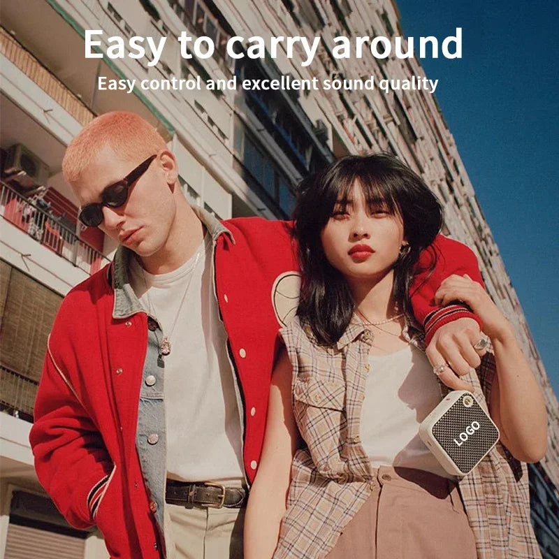 Marshal Speaker Portable Blue-Tooth Wireless Household Outdoor Dustproof and Waterproof High Audio Quality