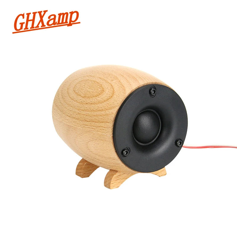 GHXAMP Solid Wooden Tweeter Speaker HIFI Super Treble Sound Box Home Theater KTV Full Range Tweeter Compensation Neodymium 2PCS