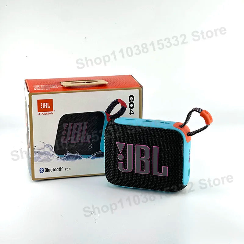 Original JBL GO 4 Wireless Bluetooth Speaker Portable Waterproof Speaker Outdoor Speakers Bass Party Speaker JBL GO4 HK Version