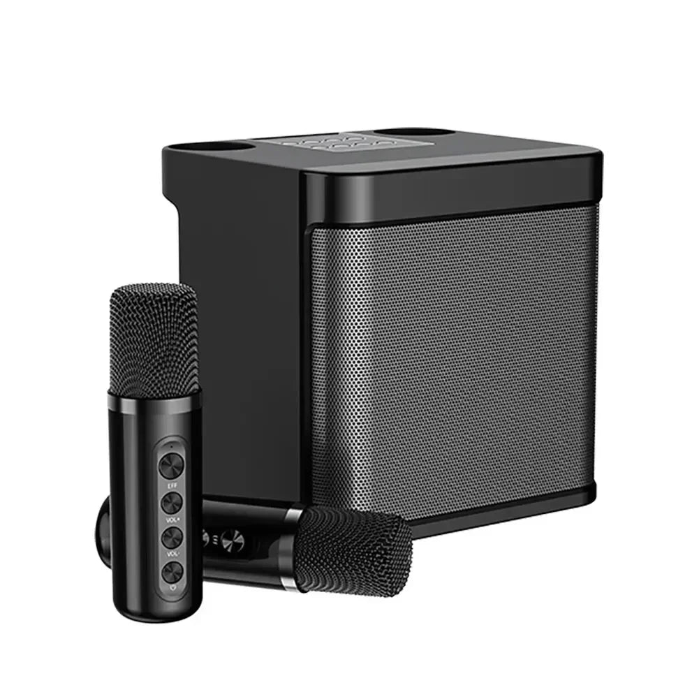 KTV Wireless Bluetooth Speaker All-In-One Machine, Home KTV Sound Set, Dual Microphone Portable Party Multifunctional Speakers