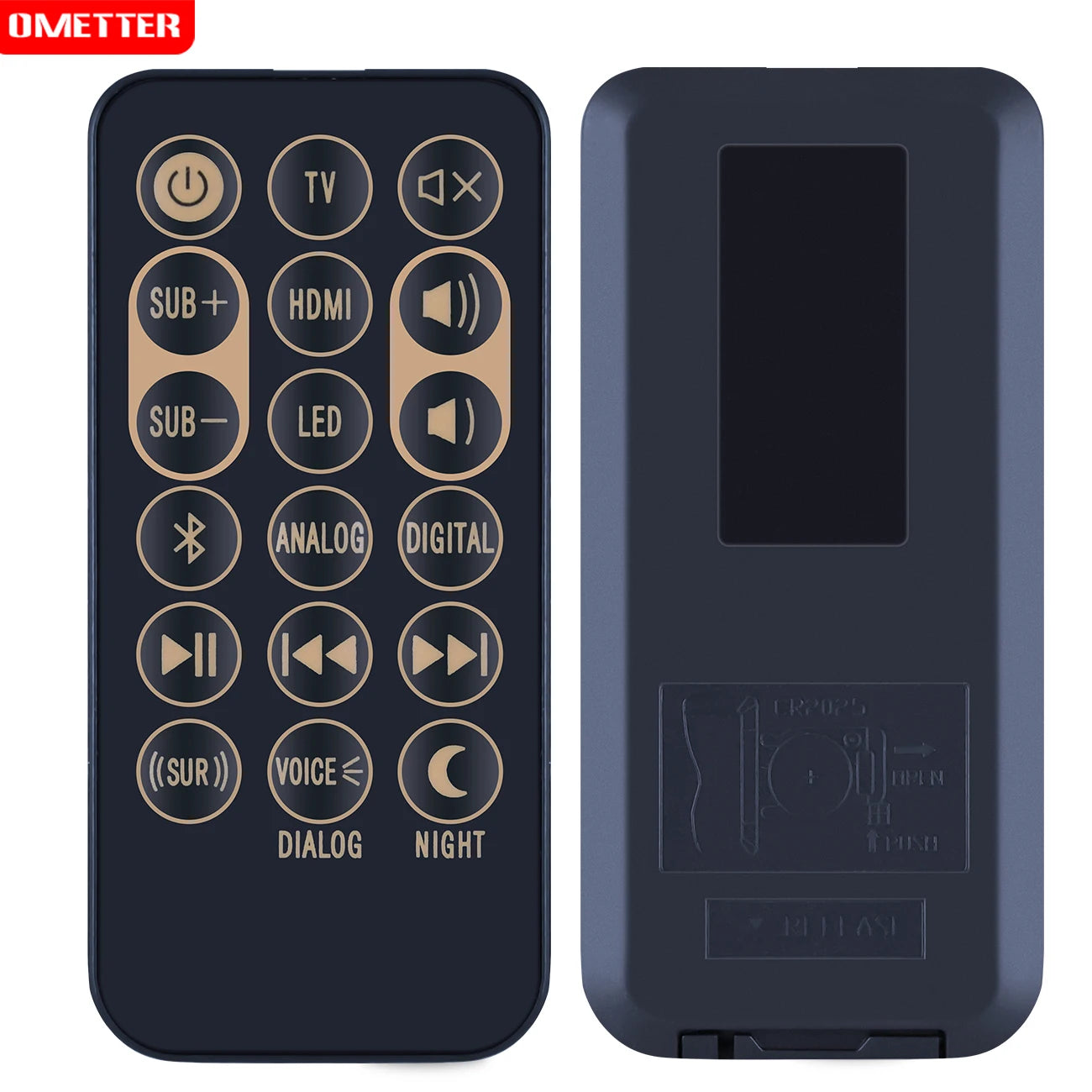 Remote Control for (Klipsch SB 120) (Klipsch 1065133 RSB3 RSB-3) (Klipsch 1060316 SB120) TV Sound Bar Soundbar Speaker System