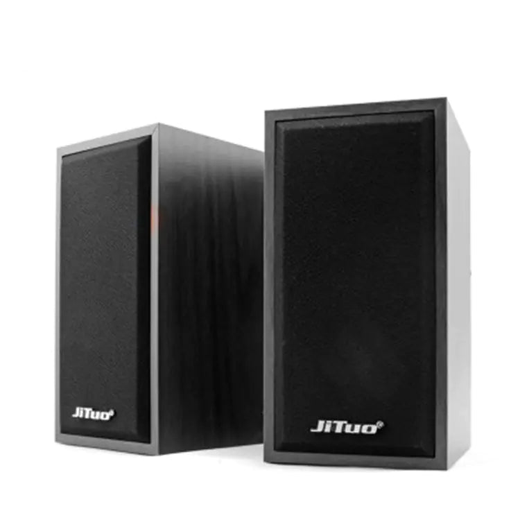 JT-2801 Wooden USB Multimedia Speakers for Laptops