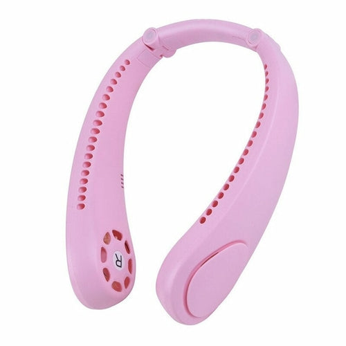 2 In 1 Bluetooth Portable Neck Fan With Bluetooth Speakers