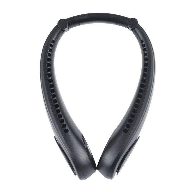 2 In 1 Bluetooth Portable Neck Fan With Bluetooth Speakers