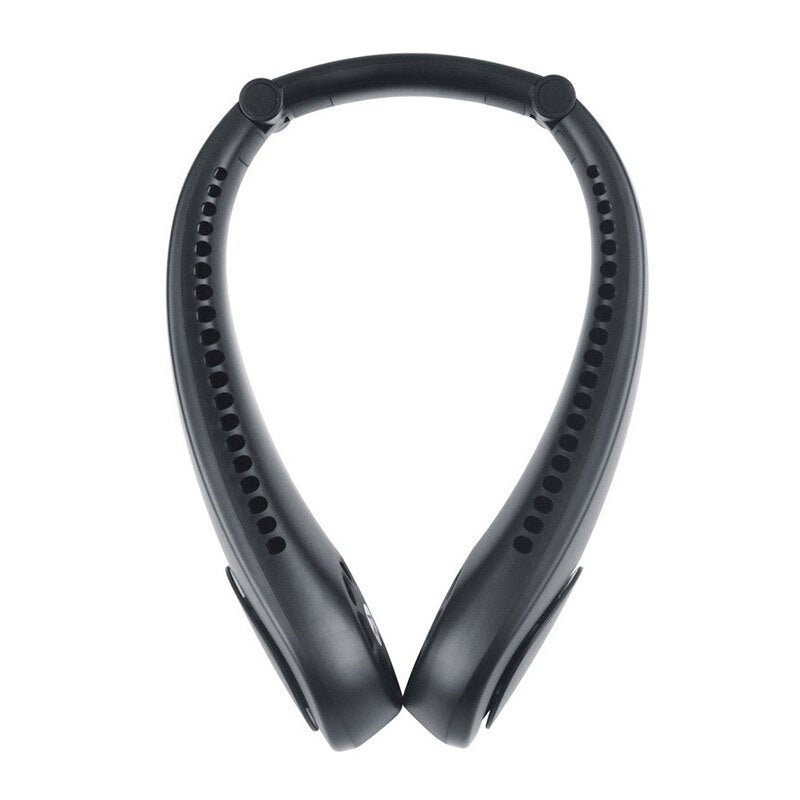 2 In 1 Bluetooth Portable Neck Fan With Bluetooth Speakers