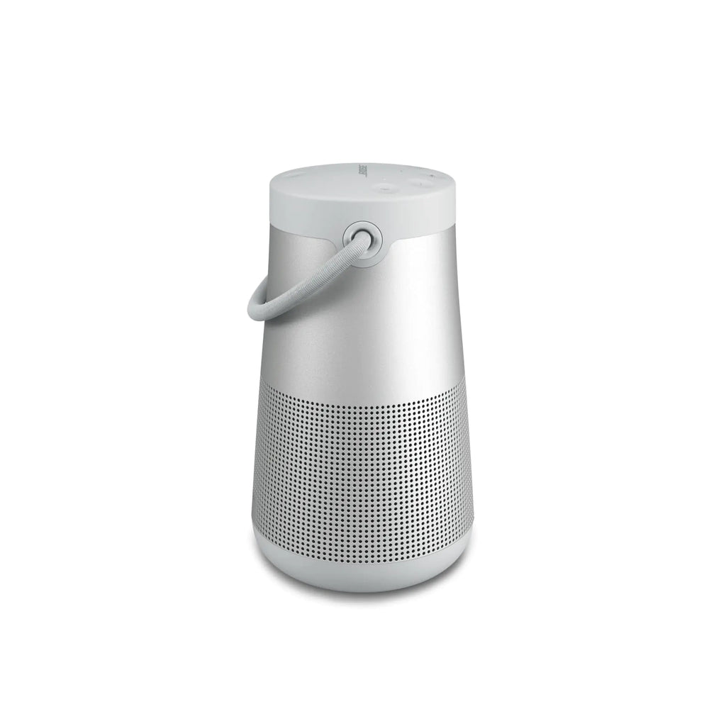 Bose SoundLink Revolve+ (Series II) Bluetooth Speaker Portable Speaker with Microphone Wireless and Water Resistant with 360 Degree Sound Long Lasting Battery and Handle Silver