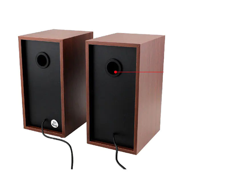 JT-2801 Wooden USB Multimedia Speakers for Laptops
