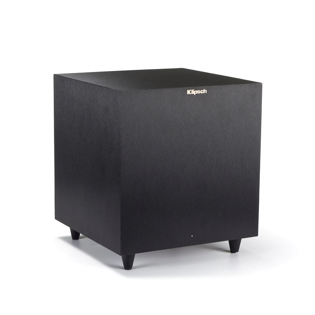 Klipsch Reference R-8SW Surround Subwoofer 150 Watts Peak Power (Brushed Black Vinyl 8-Inch)