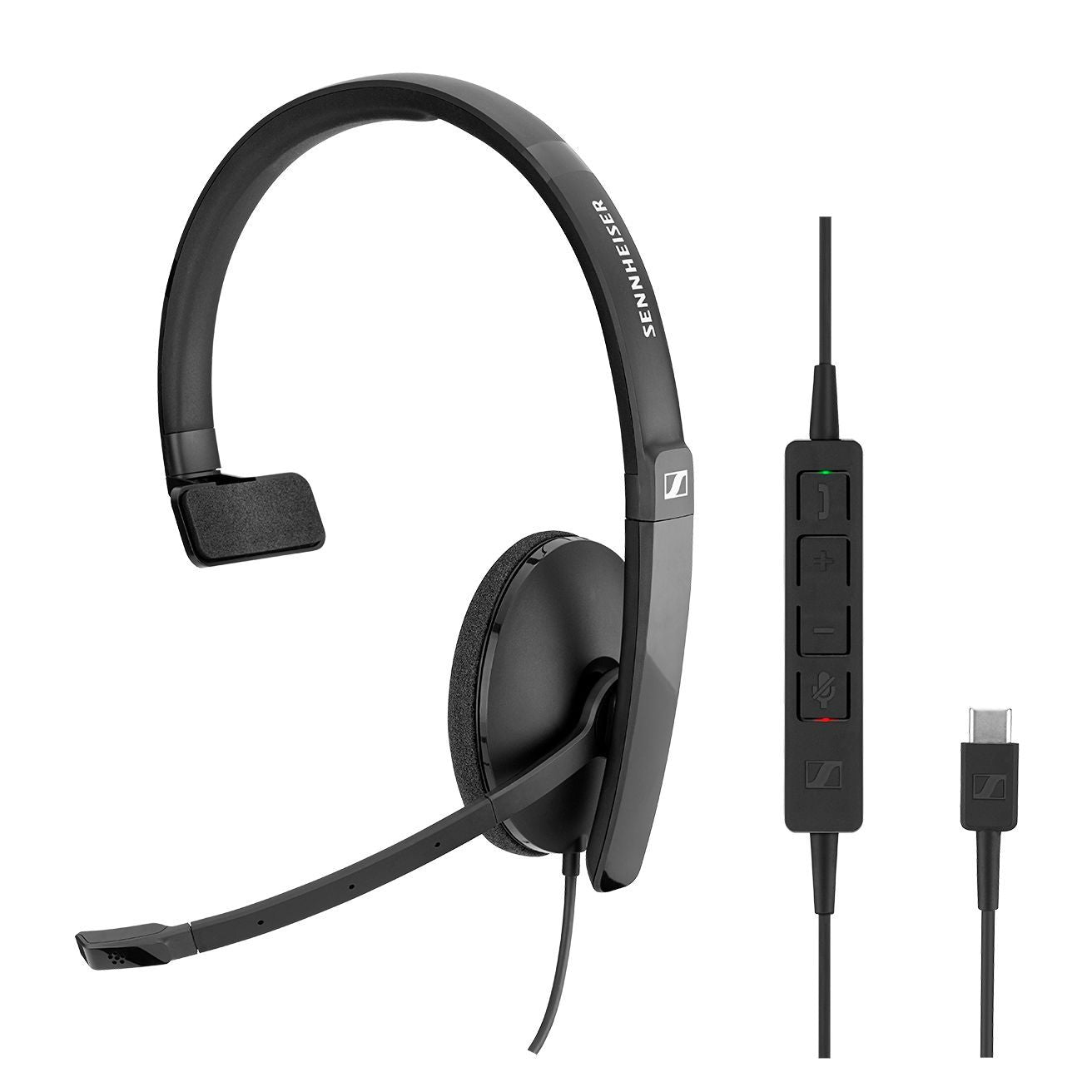 SENNHEISER l Sennheiser  ADAPT SC130 USB-C Wired monaural USB headset.