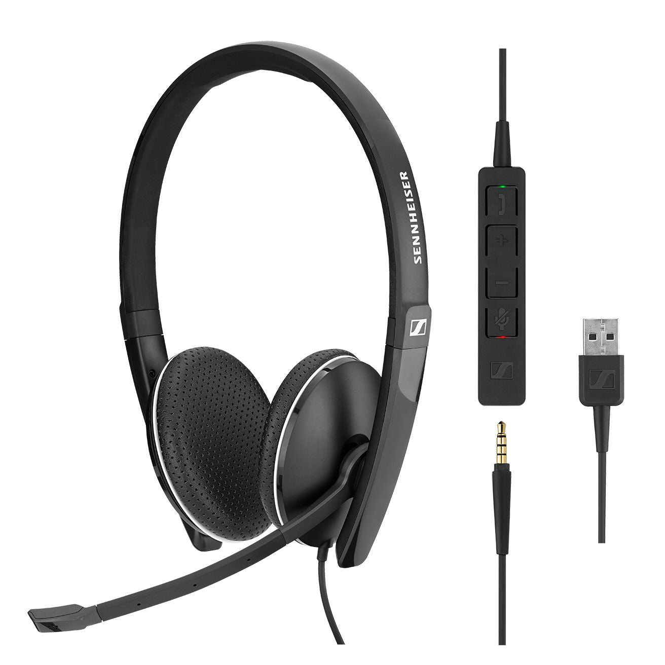 SENNHEISER l Sennheiser ADAPT SC165USB, Double Sided 3.5mm Headset