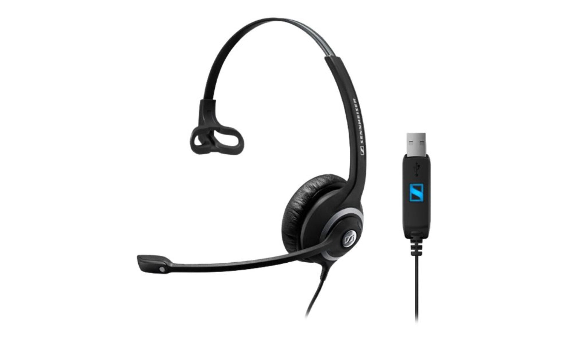 Sennheiser SC230 USB Wide Band Monaural headset with Noise Cancelling