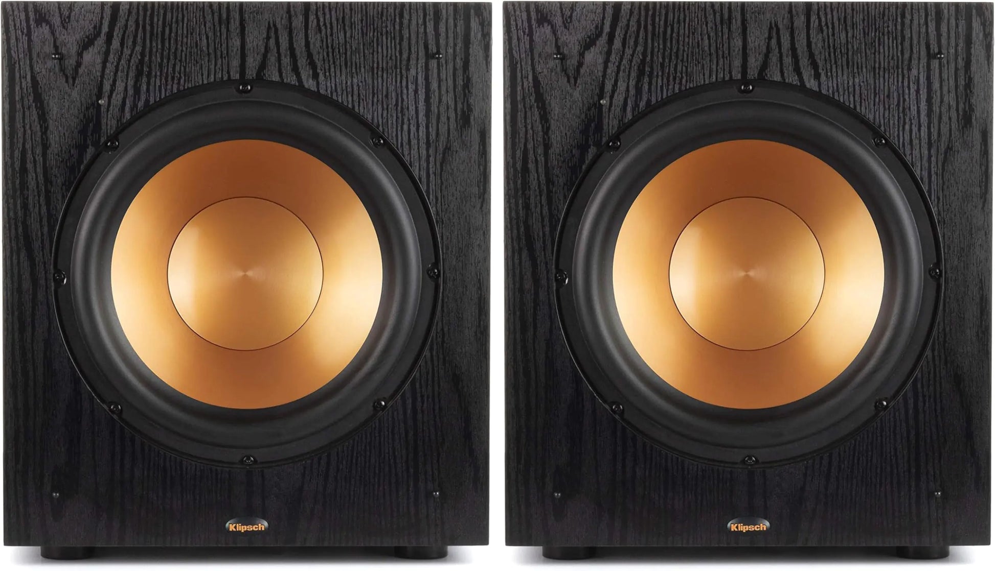 Klipsch SUB-100-BLACK Synergy Black Label Subwoofer Speaker Pair (2018)