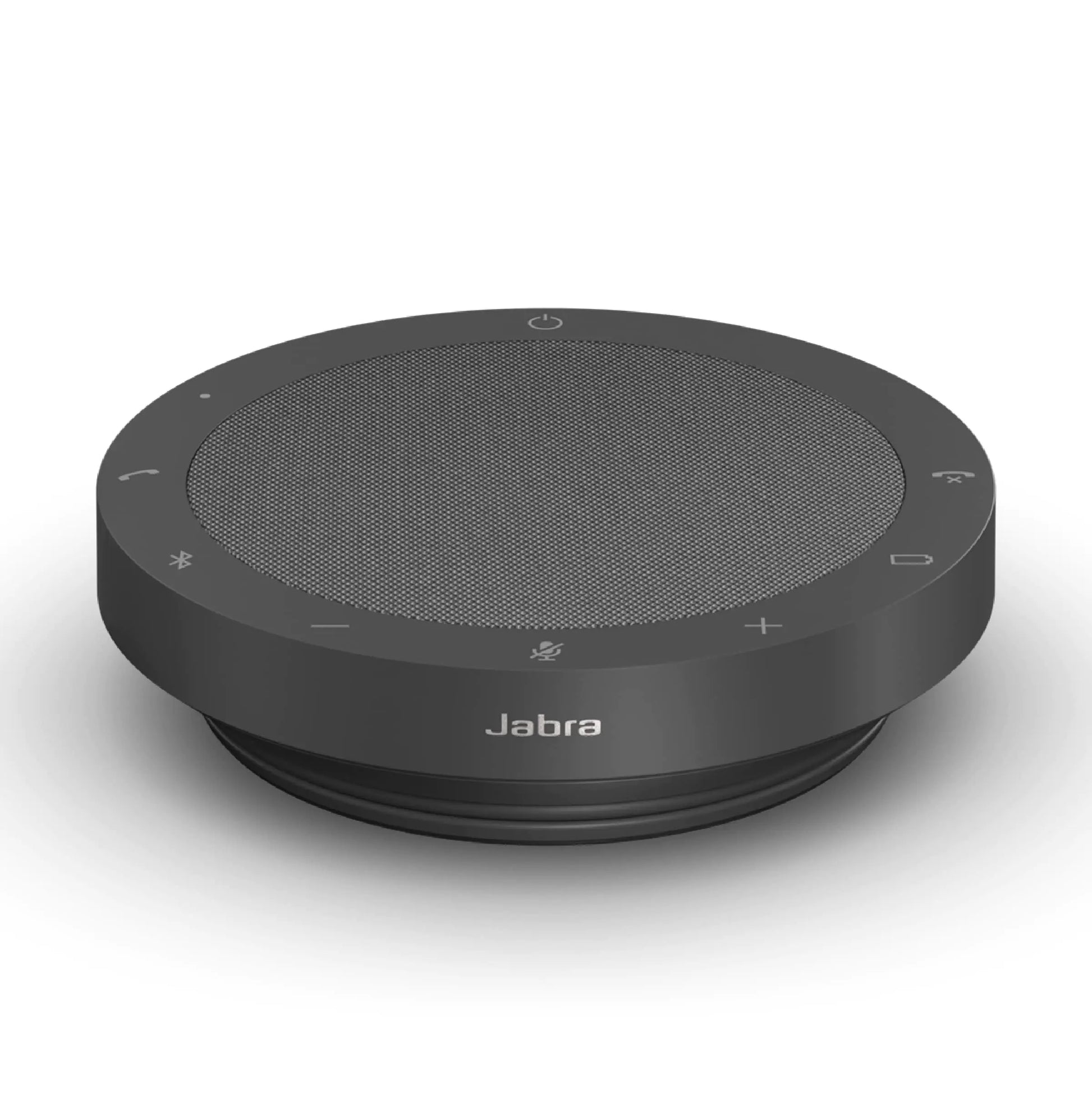 Jabra Speak2 55 Wireless Bluetooth Speakerphone - Compact and Portable Speaker with 4 Noise-Cancelling Mics Full-Range 50mm Speaker & Wideband Audio - Certified for Zoom and Google Meet - Dark Grey