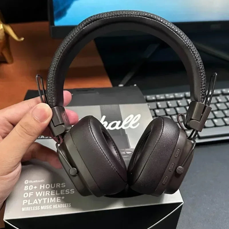 New MAJOR IV Wireless Bluetooth Headphones Heavy Bass Foldable Earphones for Music Gaming With Microphone Headset