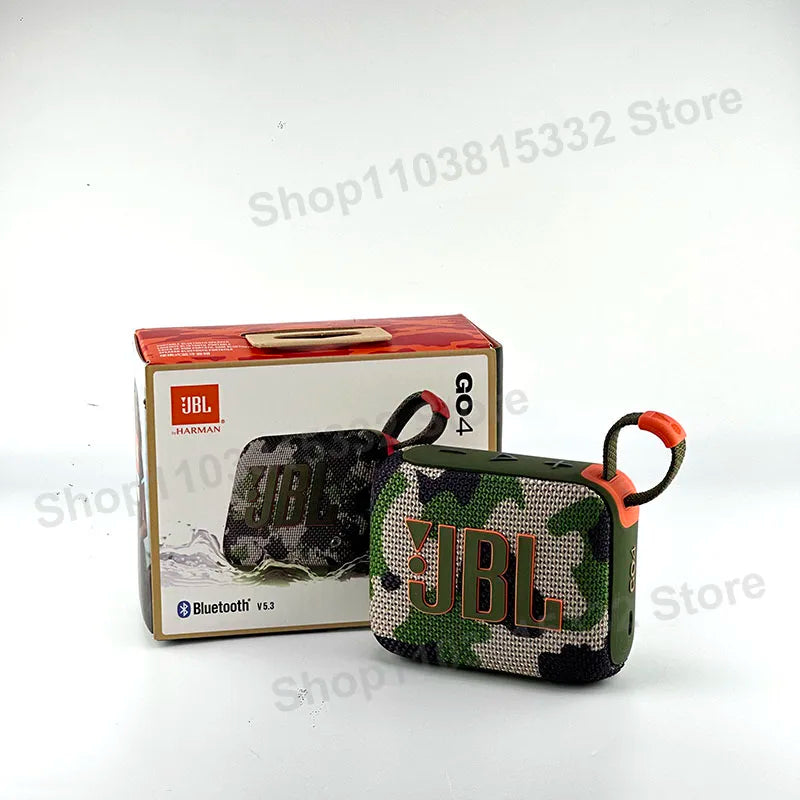 Original JBL GO 4 Wireless Bluetooth Speaker Portable Waterproof Speaker Outdoor Speakers Bass Party Speaker JBL GO4 HK Version
