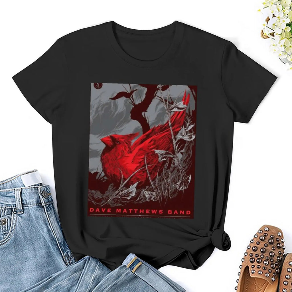 DMB 2015 July 18th Klipsch Music Center Nobleville T-Shirt Korean Fashion Kawaii Clothes Workout Shirts for Women