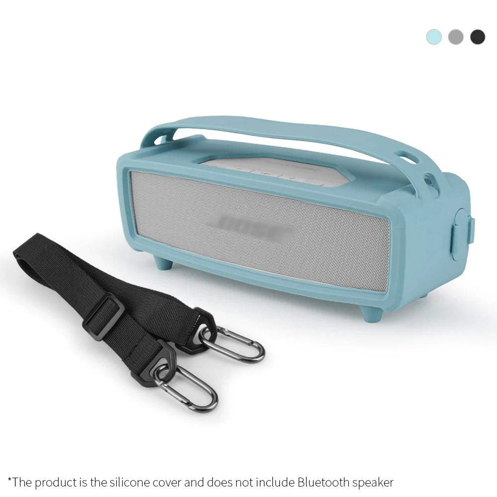 Speaker Cover for Bose SoundLink Mini 1/2 Gen Protect Silicone Case Portable MINI II Speaker Shell Outdoor Carry Sleeve
