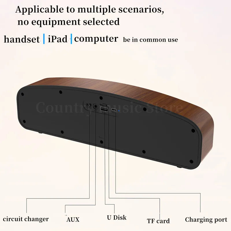Retro Wireles Bluetooth Speakers Home Subwoofer Computer Desktop Game Sound Box Portable Sound-Bar Sound Blaster Caixa De Som