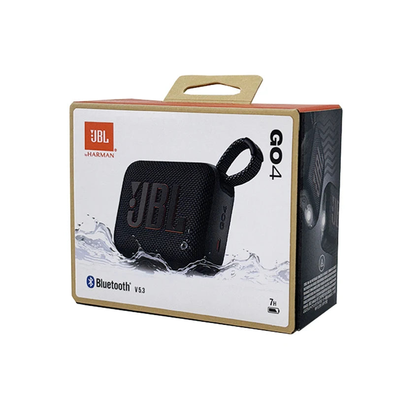 JBL GO 4 Go4 Ultra Portable Bluetooth Speaker JBL Pro Sound With Punchier Bass IP67 Multi-Point Connection 7 Hours Playtime