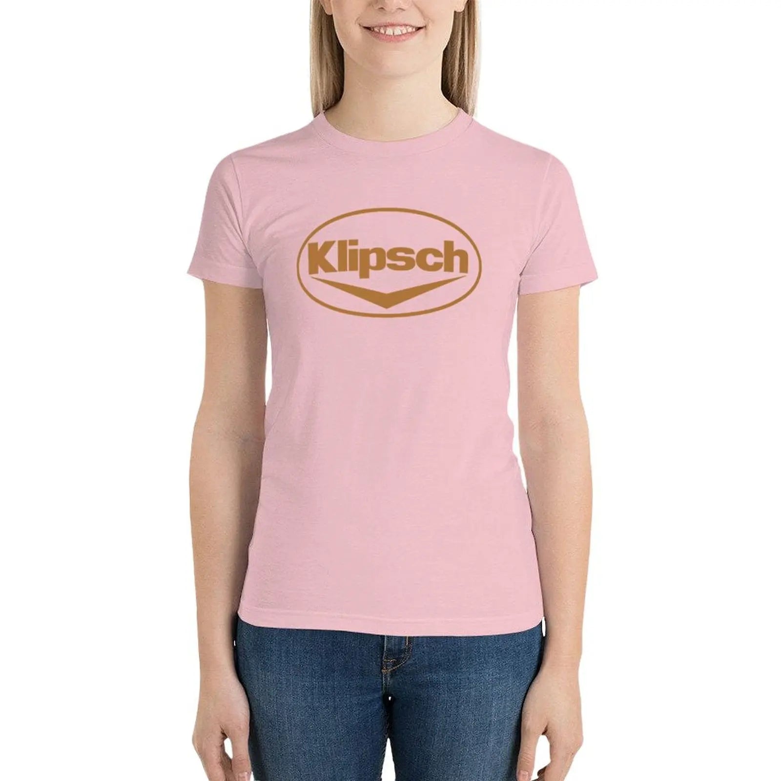 Klipsch Logo T-Shirt Plus Size Tops Cute Clothes Tops Women Clothes