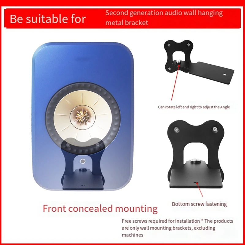 For KEF LS50 Meta/ LS50 Wireless 2 Speakers Wall Mount Brackets Stand Brackets Speakers Brackets Replacement Spare Parts
