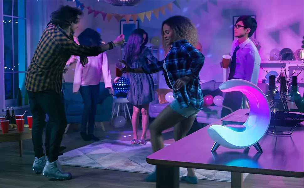 Multifunctional Night Light with Bluetooth Speaker and Alarm