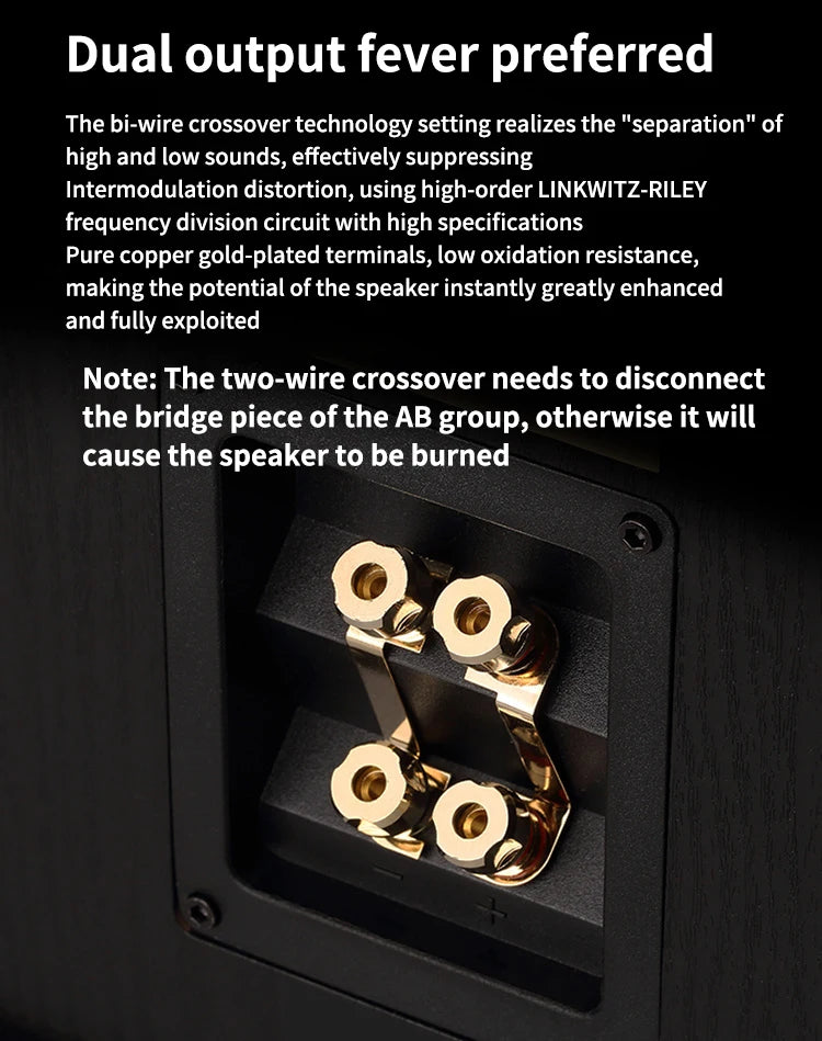 200W 8-Inch High-Power Speaker Three-Way Bookshelf Speaker Hifi Fever Audio Passive Home Theater Enthusiast Speaker