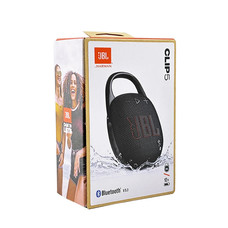 JBL Clip 5 Clip5 Ultra Portable Bluetooth Speaker Outdoor Mini Speaker Multi-Speaker Connection IP67 Waterproof 12 Hour Playtime