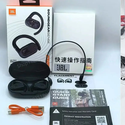 Original JBL Soundgear Sense True Wireless Open-Ear Headphones Sports Running Headset Bass Sound Music Earphone HK Version